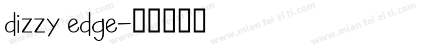 dizzy edge字体转换